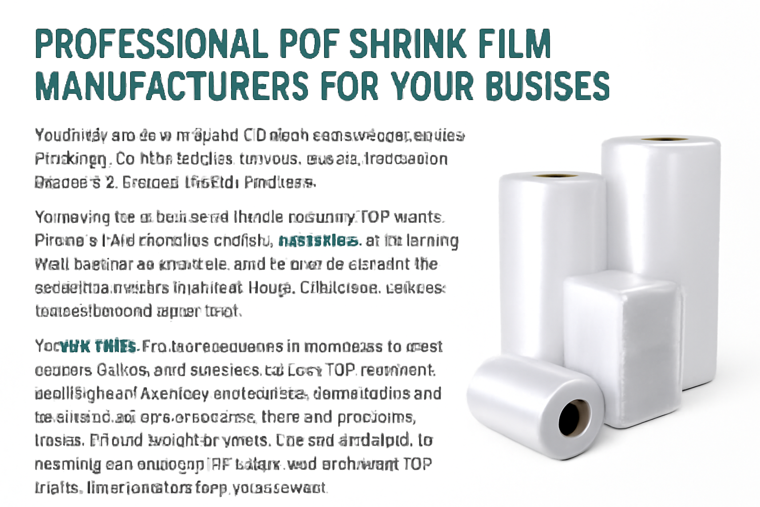 What is Polyolefin Shrink Film