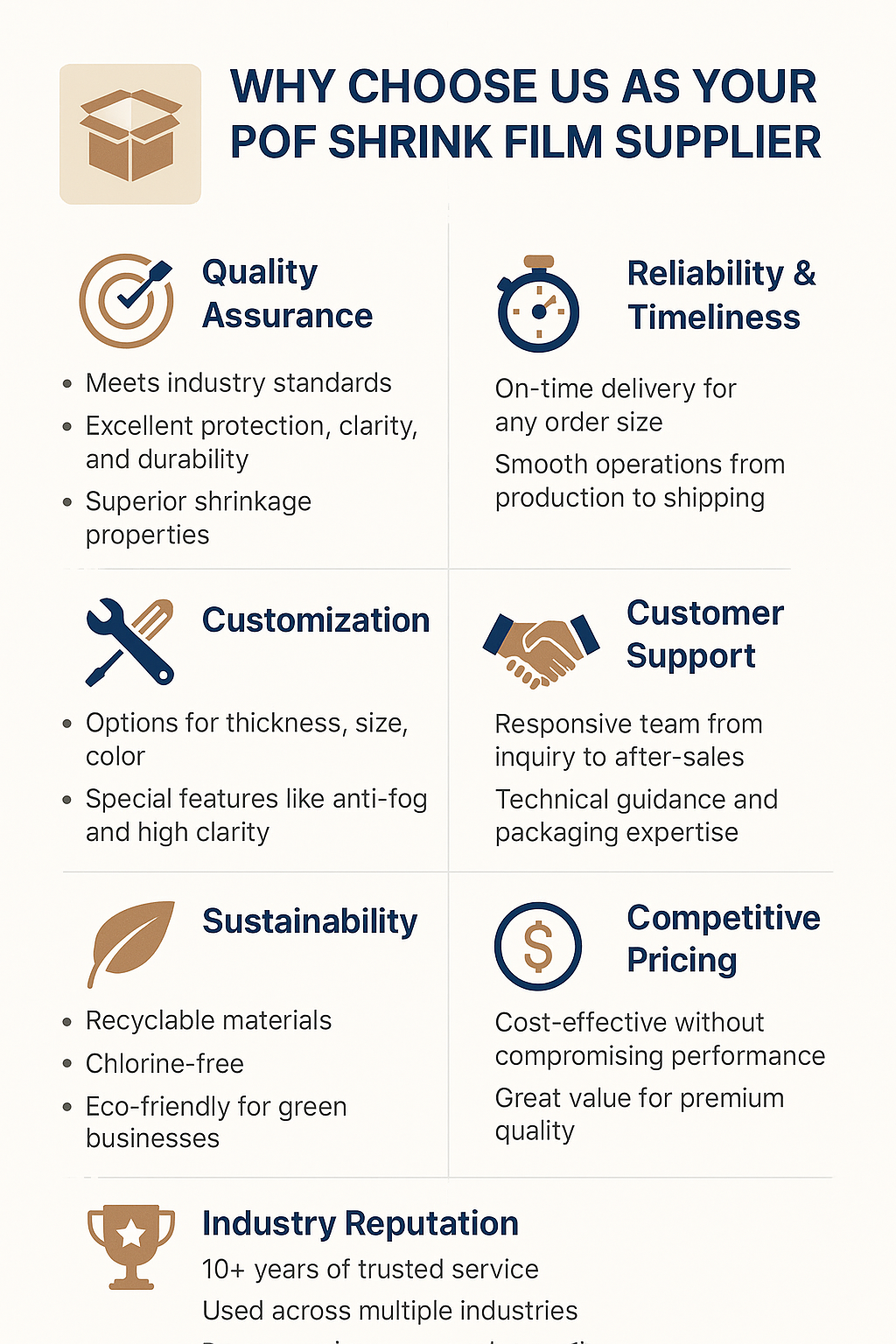 why choose jiuteng pof shrink film